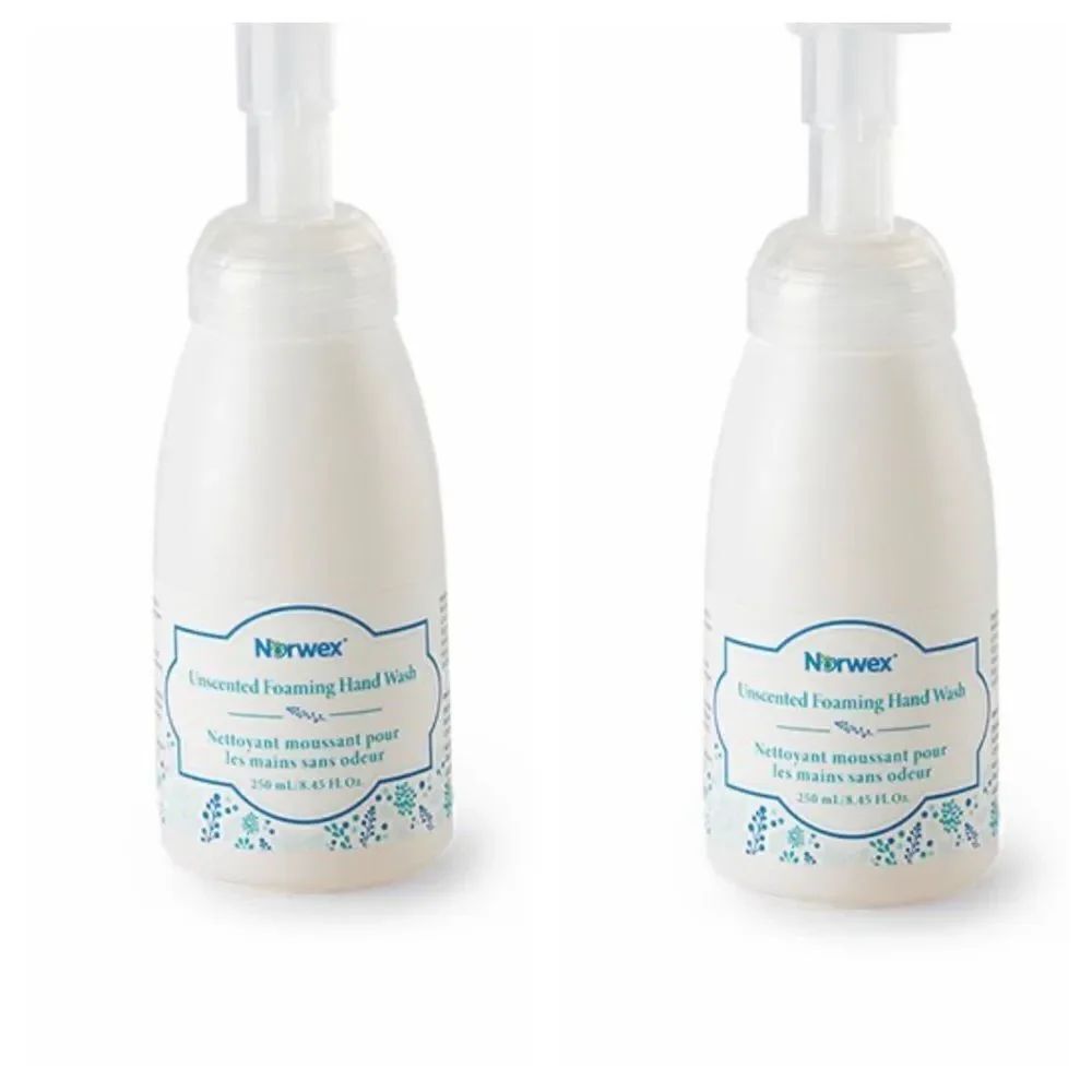 Norwex Unscented Foaming Soap Set of 2 NWT